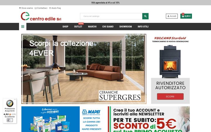 Screenshot of centroedilesrl.com