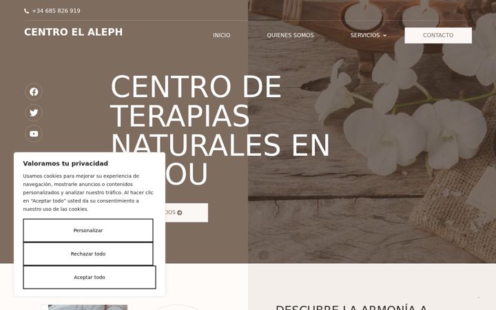 Screenshot of centroelalephsalou.com