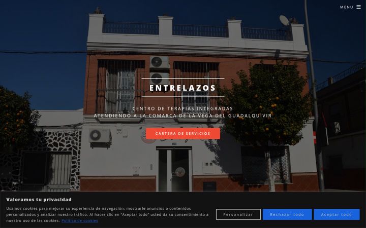 Captura de ecrã de centroentrelazos.es