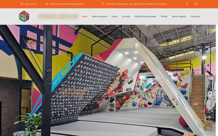 Screenshot of centroescaladatenerife.com