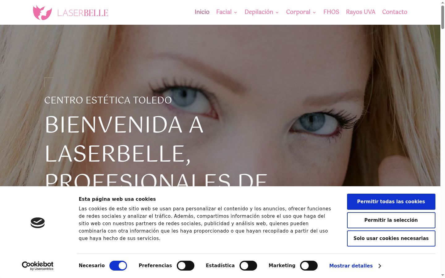 Capture d'écran de la bannière de consentement affichée avant toute interaction