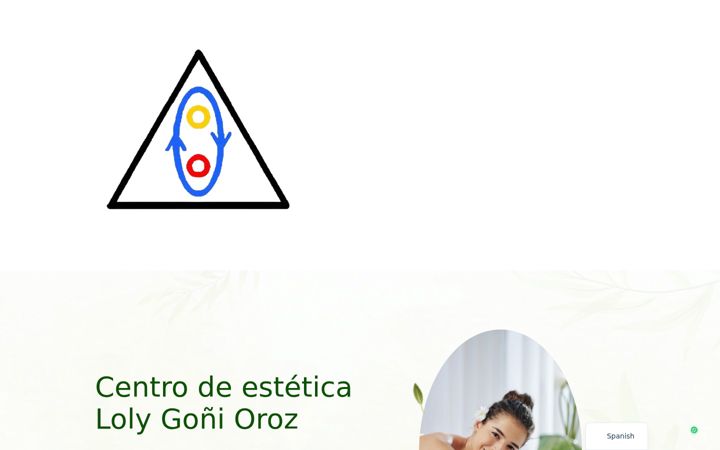 Captura de ecrã de centroesteticaloly.es