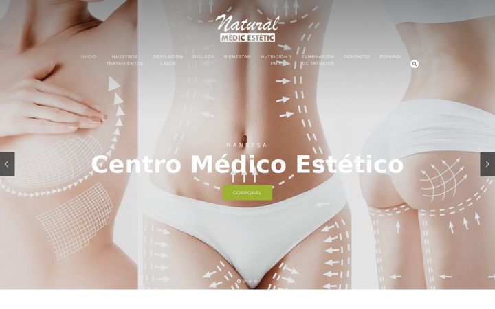 Screenshot of centroesteticamanresa.com