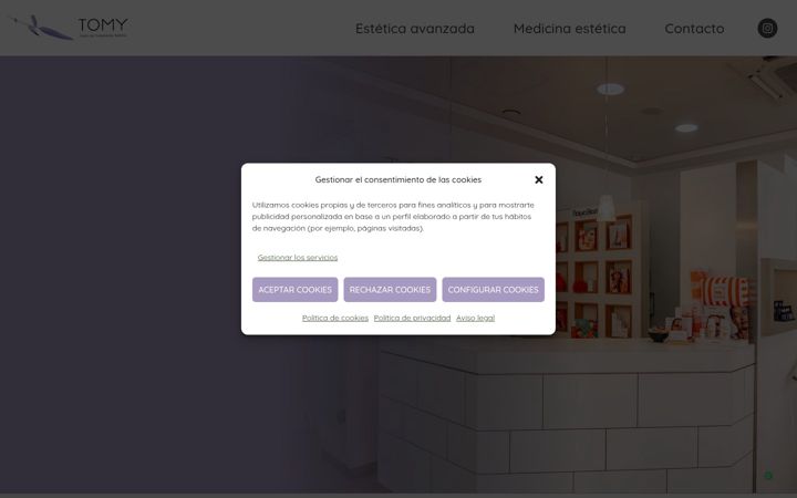 Screenshot of centroesteticatomy.com