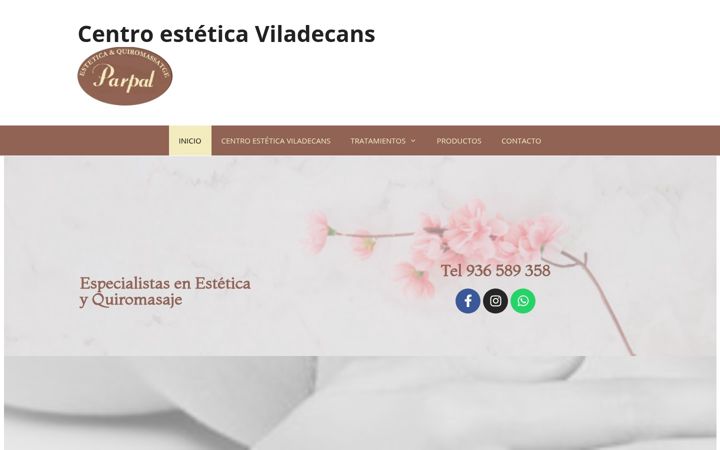 Screenshot of centroesteticaviladecans.com