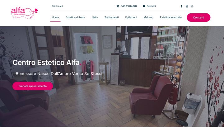 Screenshot ta' centroesteticoalfa.it