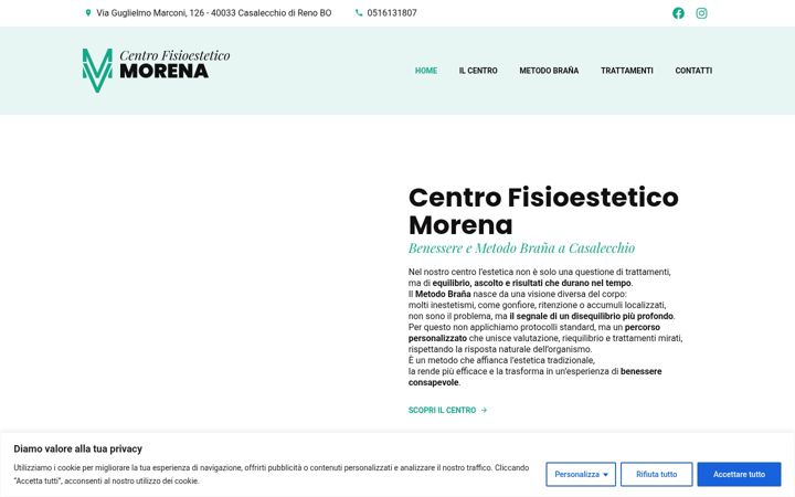 Screenshot of centroesteticocasalecchio.bo.it