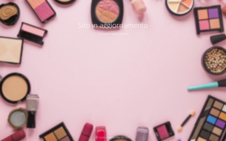 Screenshot of centroesteticomarylu.it