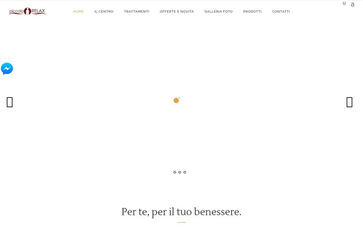 Screenshot of centroesteticopiccolorelax.it