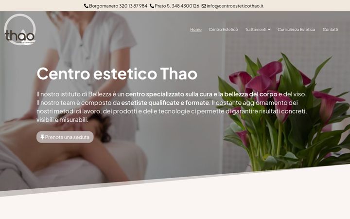 Screenshot of centroesteticothao.it