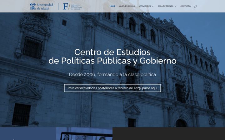 Screenshot of centroestudiospoliticaspublicas.com