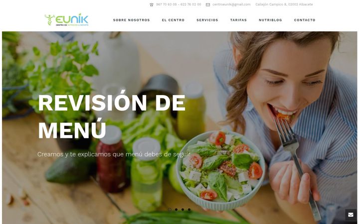 Screenshot of centroeunik.com