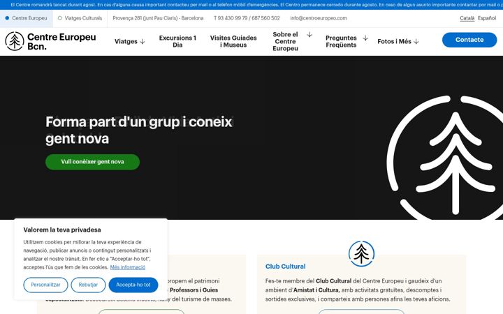 Screenshot of centroeuropeo.com
