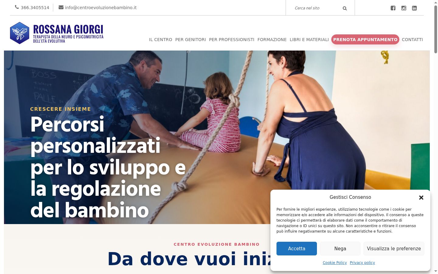 Snimka zaslona bannera za privolu prikazanog prije bilo kakve interakcije