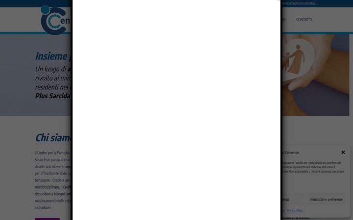 Screenshot of centrofamigliasbs.it