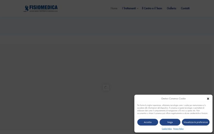 Screenshot of centrofisiomedica.it