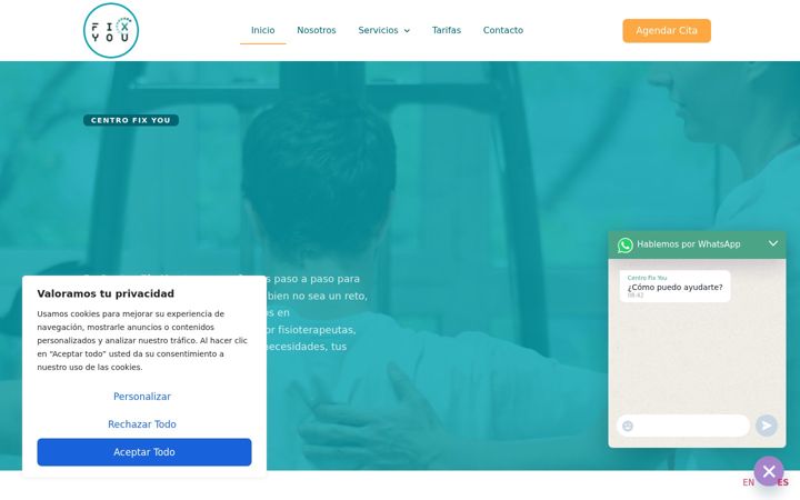Screenshot of centrofixyou.com