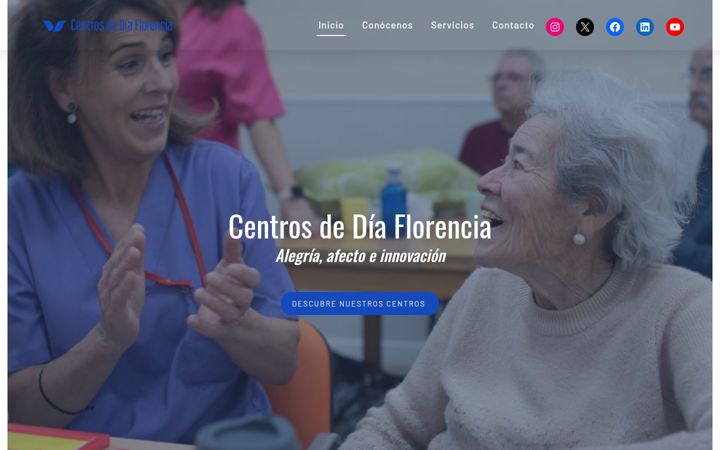 Captura de ecrã de centroflorencia.es