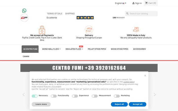 Screenshot of centrofumi.com