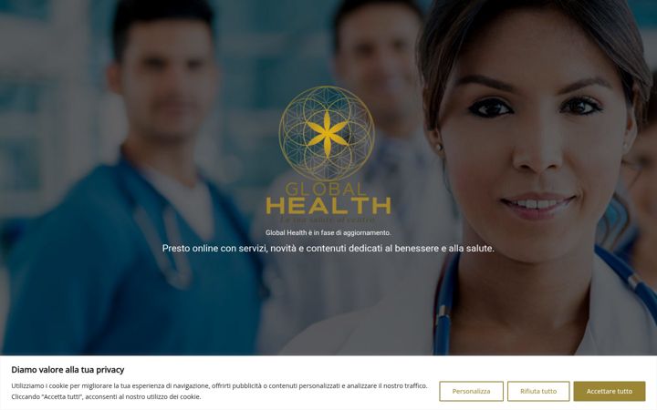 Screenshot of centroglobalhealth.it
