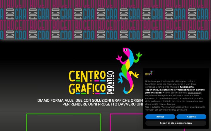 Screenshot of centrograficoparatico.it