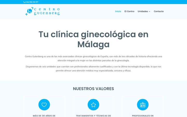 Screenshot of centrogutenberg.com