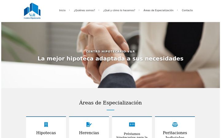 Screenshot of centrohipotecariovr.com