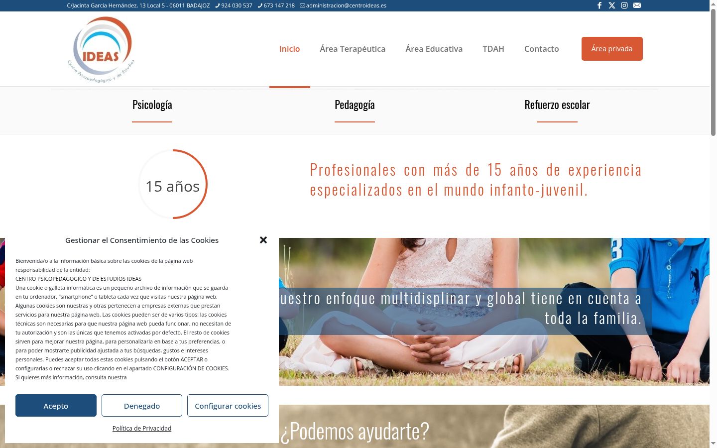 Posnetek zaslona pasice za privolitev, prikazane pred kakršno koli interakcijo