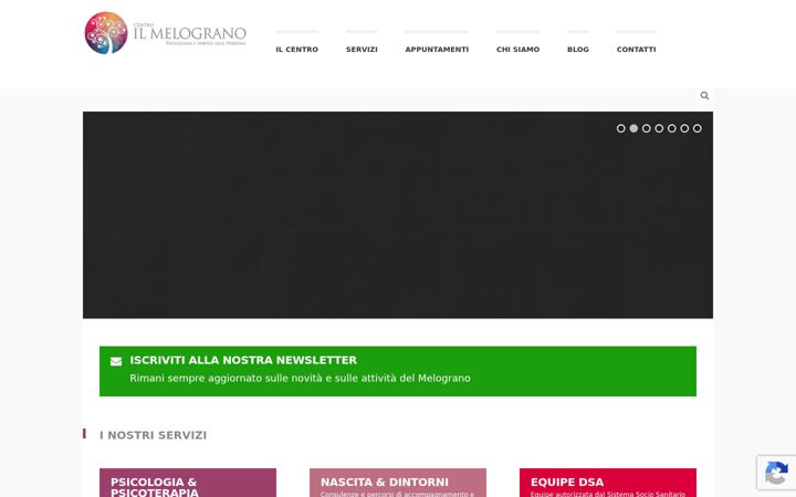 Screenshot of centroilmelograno.it