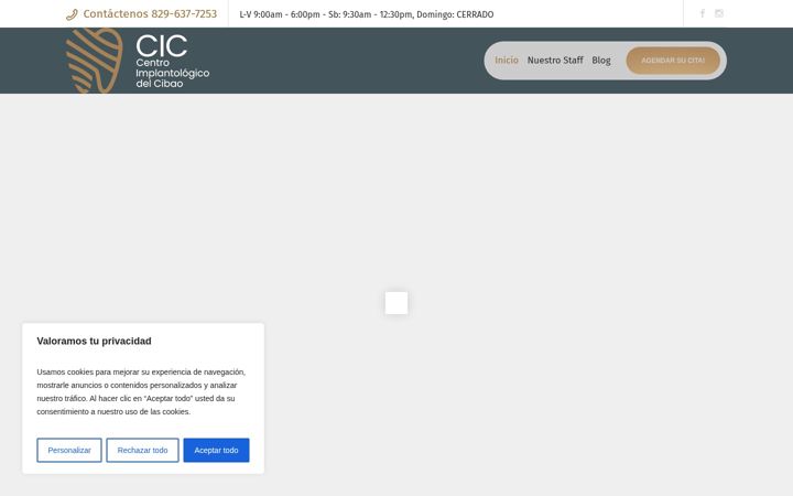 Screenshot of centroimplantologicodelcibao.com