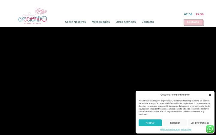Screenshot of centroinfantilcreciendo.com
