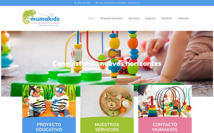 Screenshot of centroinfantilmumakids.es