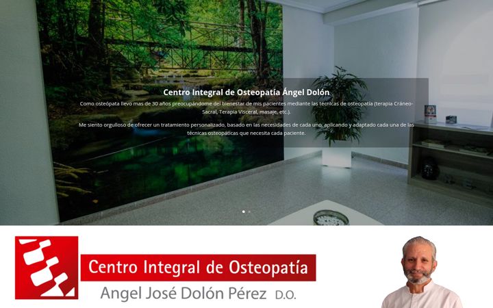 Screenshot of centrointegraldeosteopatia.com