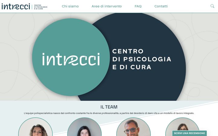 Captură de ecran a centrointrecci.it