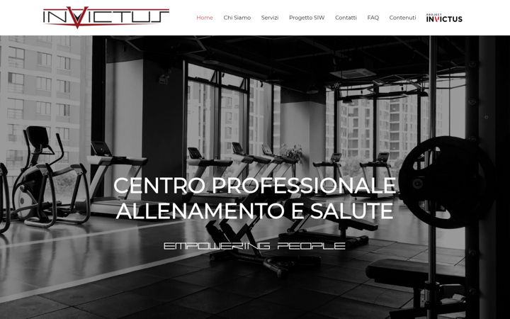 Screenshot of centroinvictus.it