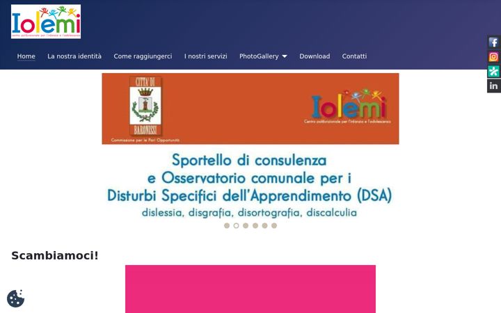 Screenshot of centroiolemi.it
