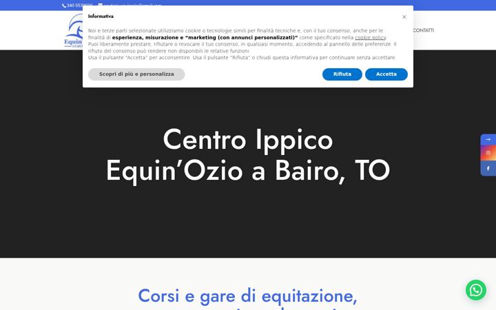 Screenshot of centroippicoequinozio.it