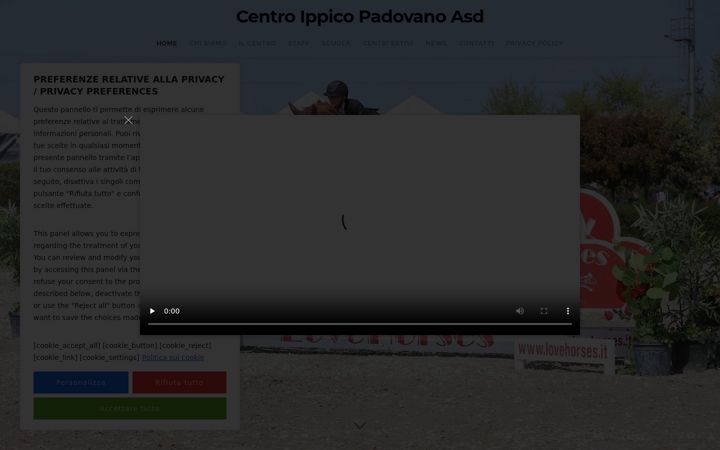 Screenshot of centroippicopadovano.it