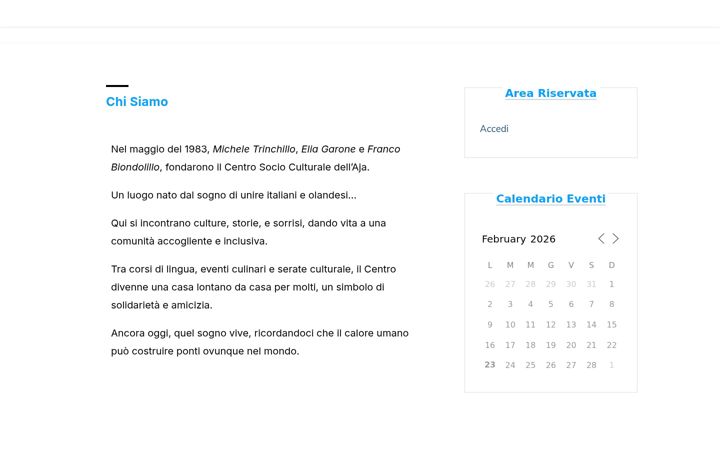 Captură de ecran a centroitaliano.nl