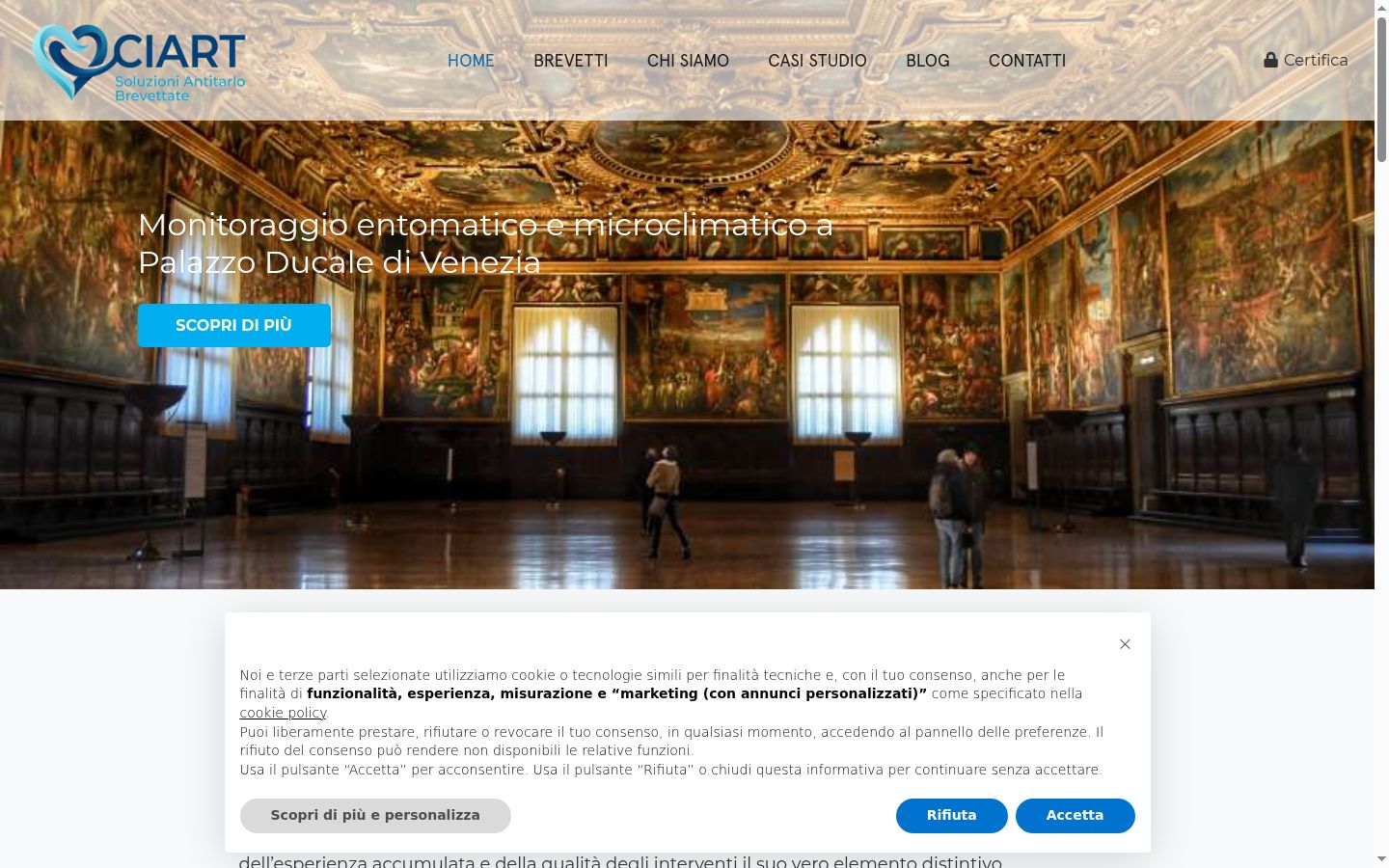 Screenshot tal-banner tal-kunsens muri qabel kwalunkwe interazzjoni