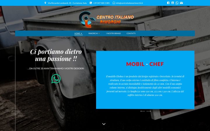 Screenshot of centroitalianorimorchi.it