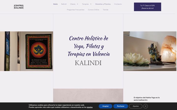 Screenshot of centrokalindi.es
