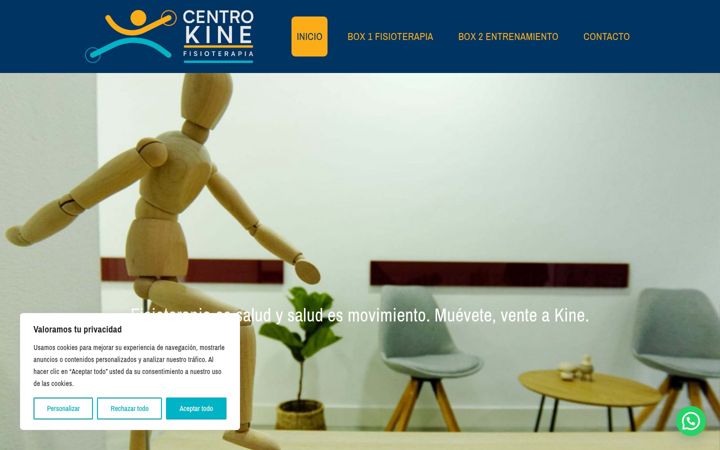 Screenshot of centrokinecarmen.es