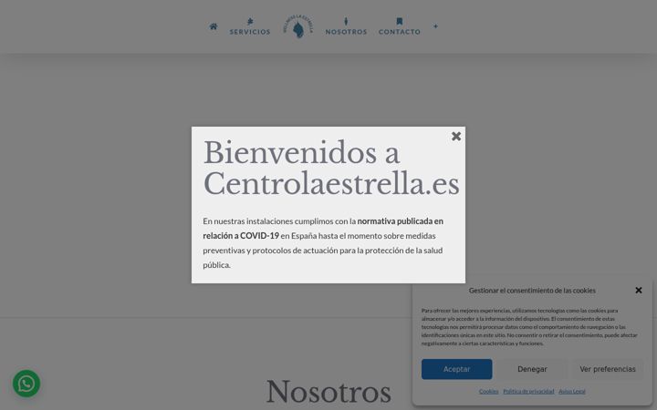 Snimka zaslona za centrolaestrella.com