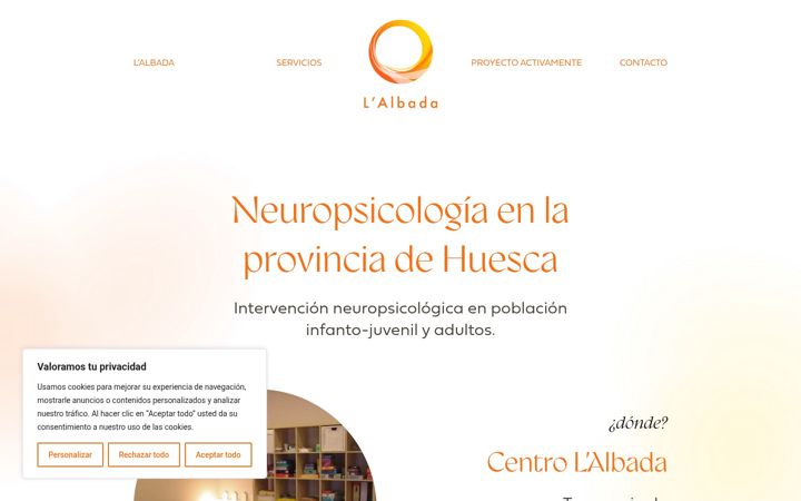Screenshot of centrolalbada.com