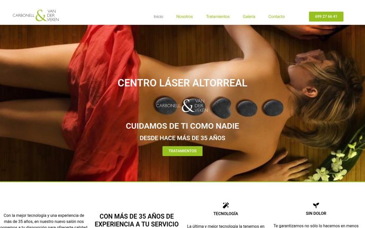 Screenshot of centrolaseraltorreal.es