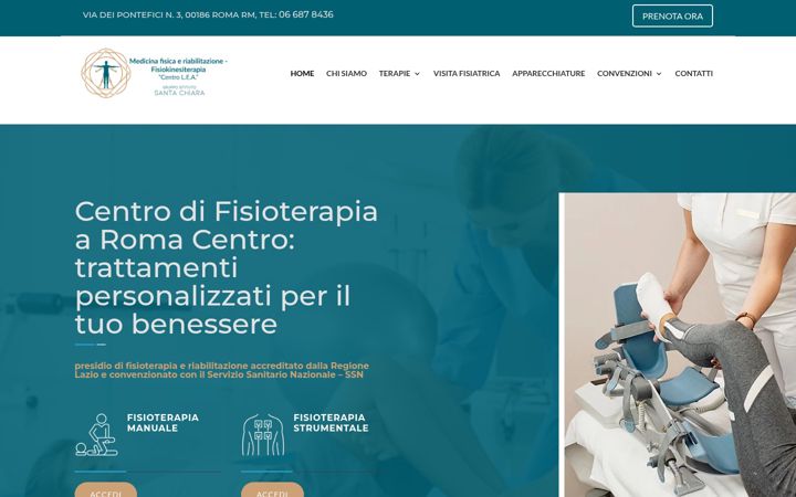 Screenshot di centrolearoma.it
