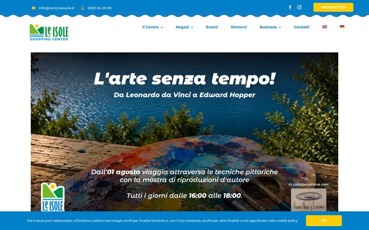 Screenshot of centroleisole.it