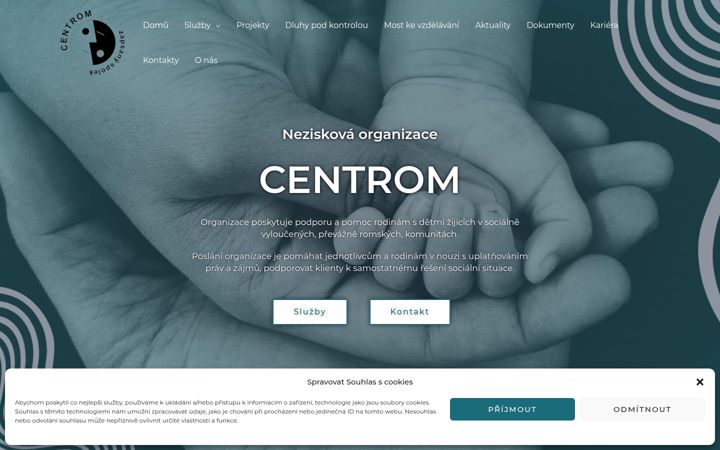Screenshot of centrom.cz