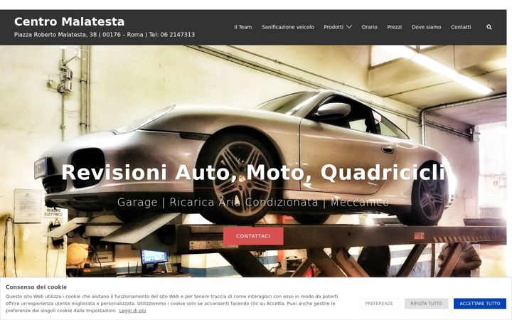 Screenshot of centromalatesta.it